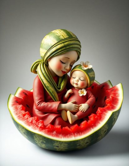 WatermelonMomandBaby
