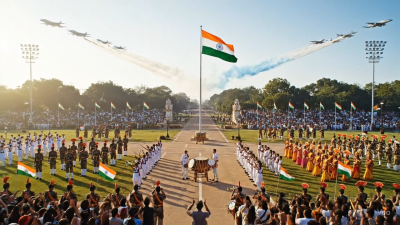 Independence Day march-past scene