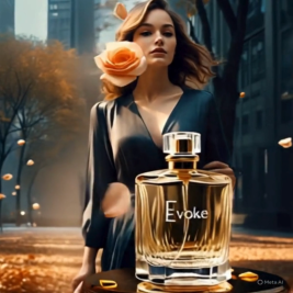 EVOKE perfume ad