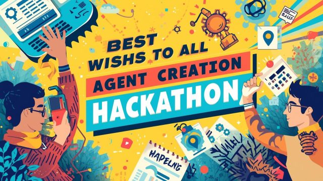 Best wishes to all for the Agent creation hackethon