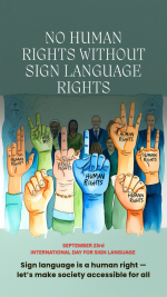 Your Story - No Human Rights Without Sign Language Rights