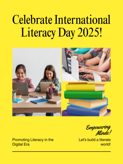 Poster - Celebrate International Literacy Day 2025!