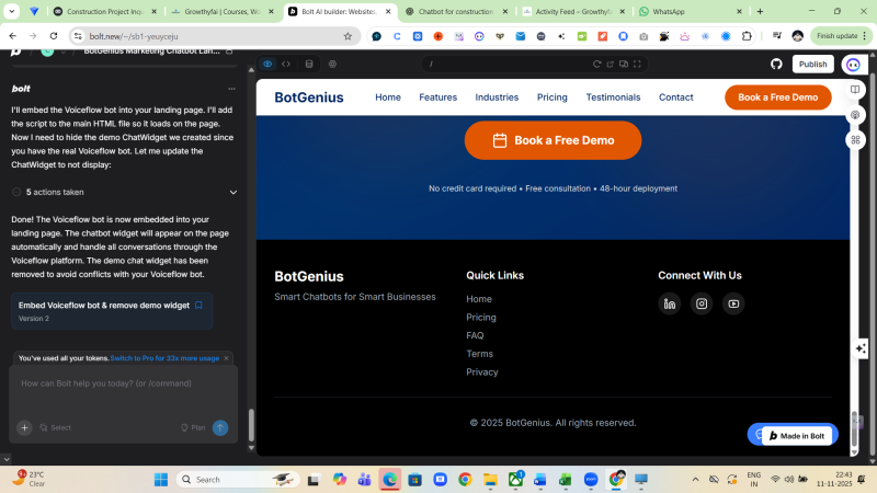 Landing Page- Connect with Us