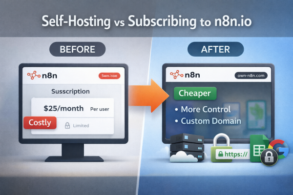 SelfHosting N8N vs SaaS N8n