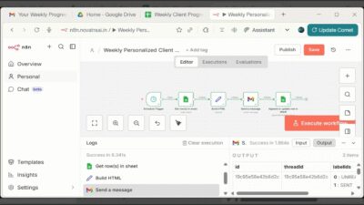 UpdatedWeeklyProgressReportAutomation
